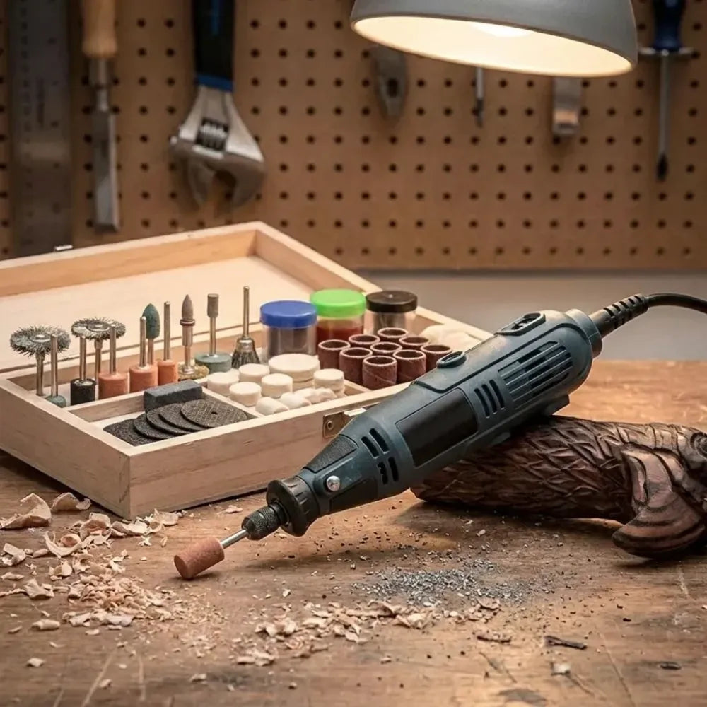 Rotary tool accessories kit - hardware