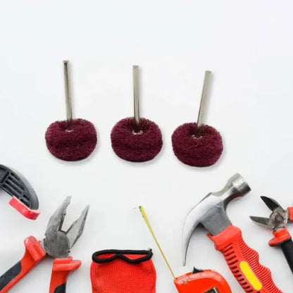 Rotary tool polishing wheel set (purple) - hardware