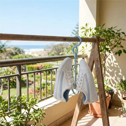 Rotatable shoe drying hanger - home improvement