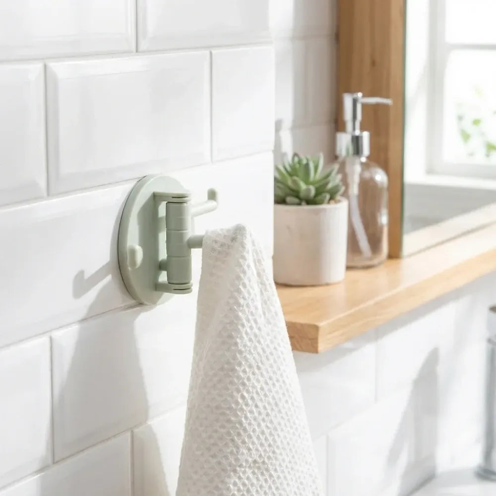 Rotatable sticky wall hooks - home improvement