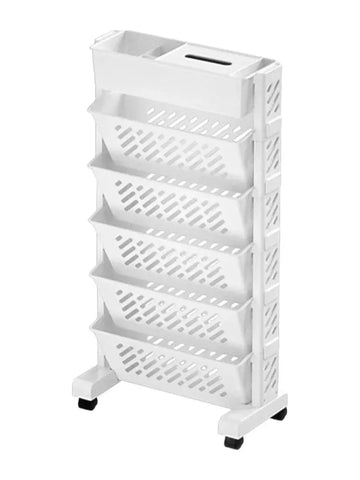 Rotating 5-Tier Book Rack