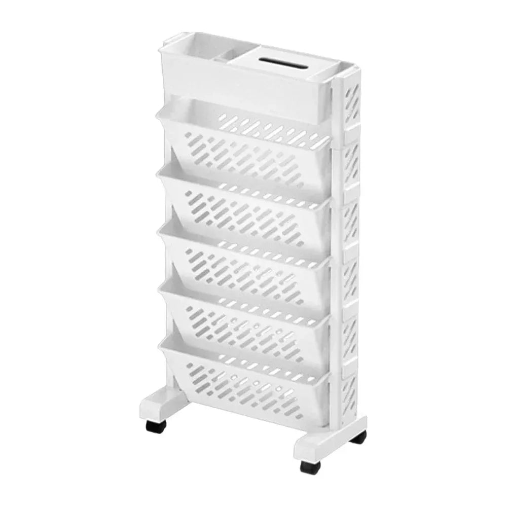 Rotating 5-tier book rack - home improvement