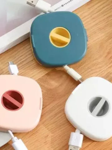 Rotating Cord Organizer Box