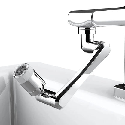 Rotating faucet extender