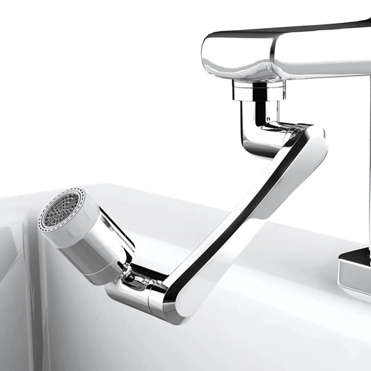 Rotating faucet extender