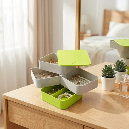 Rotating jewelry organizer - home improvement