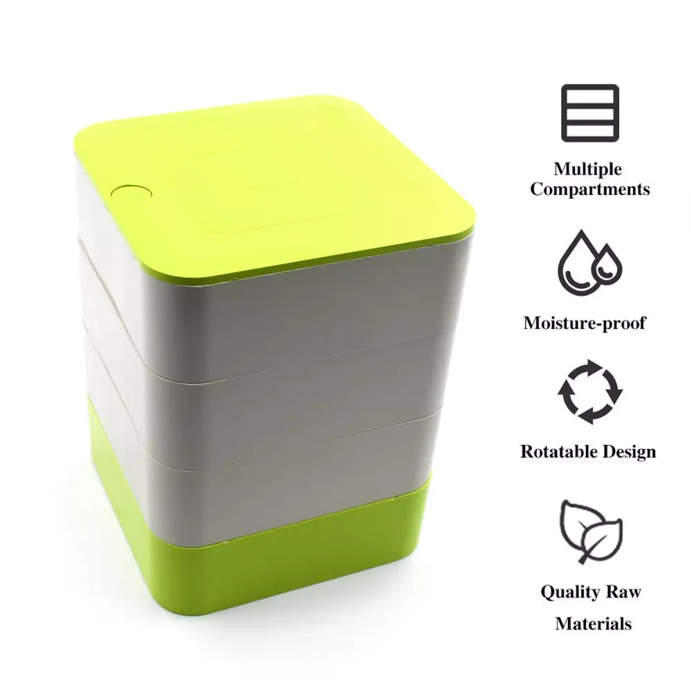 Rotating jewelry organizer