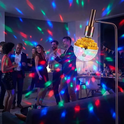Rotating magic ball light