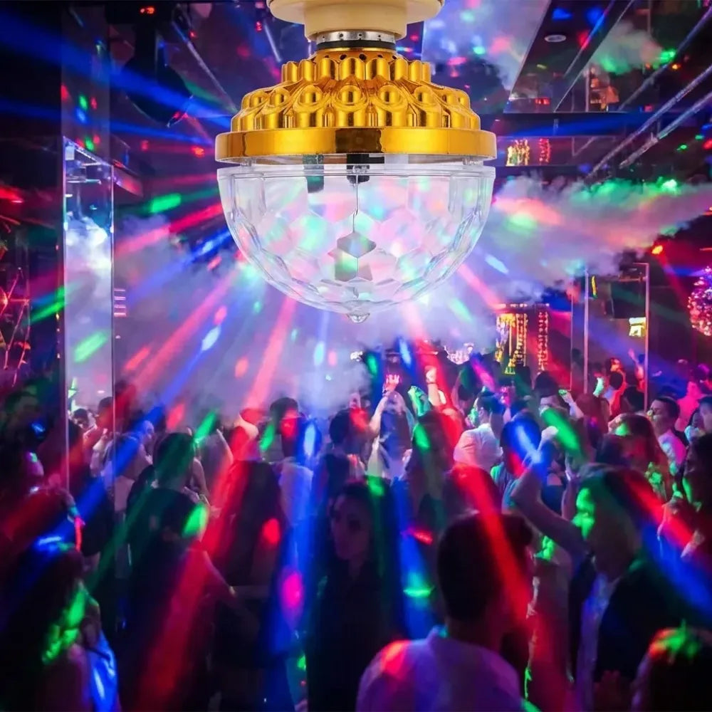 Rotating magic ball light