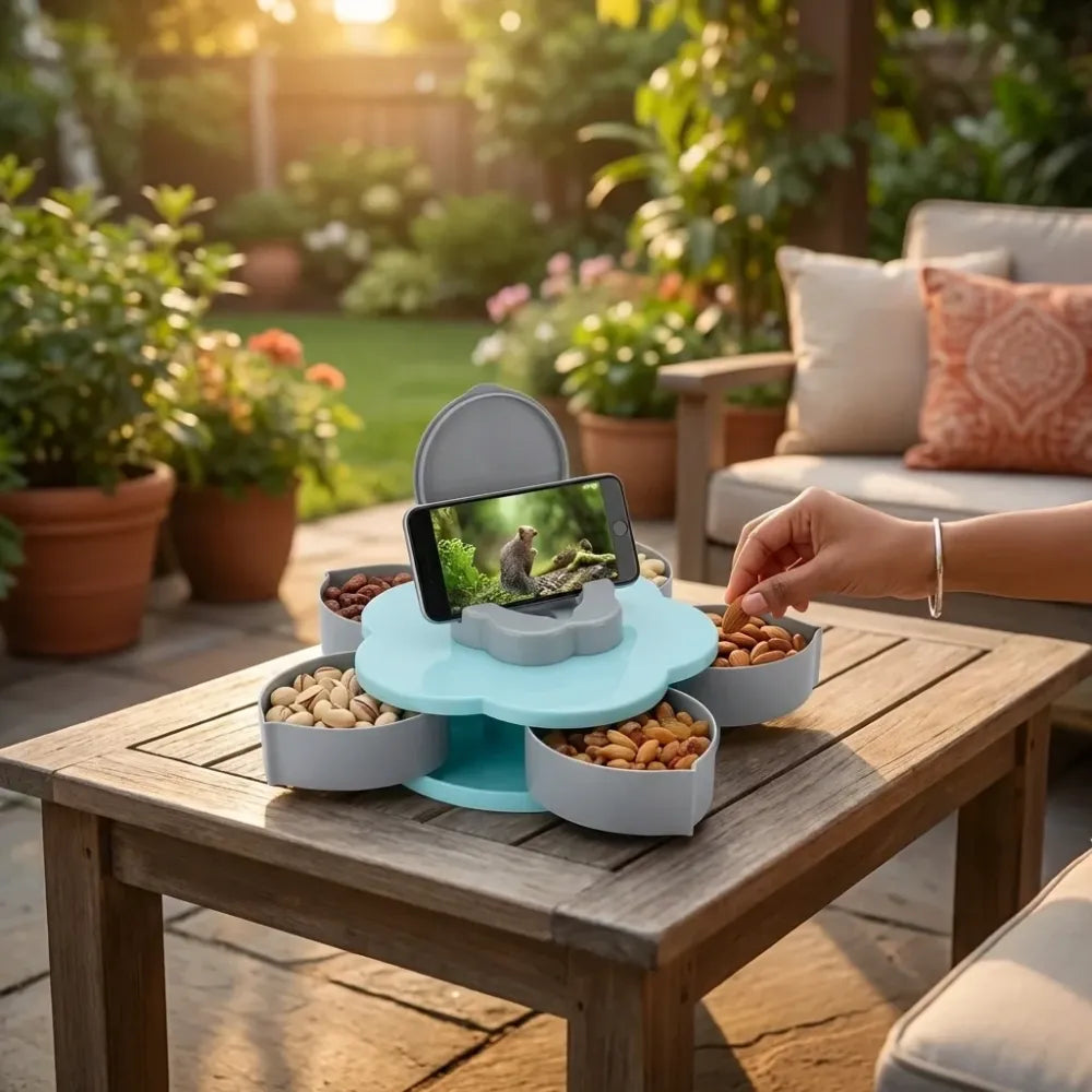 Rotating snack storage box - home & kitchen