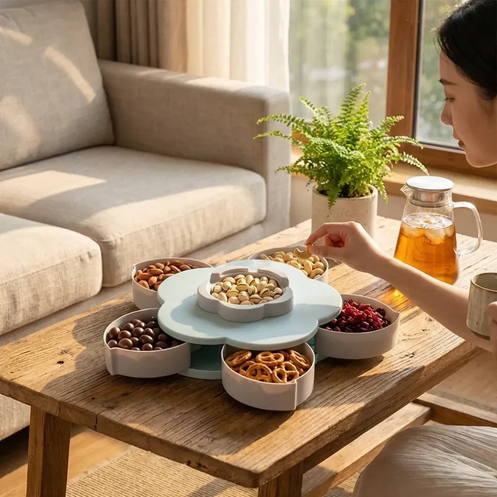 Rotating snack storage box - home & kitchen