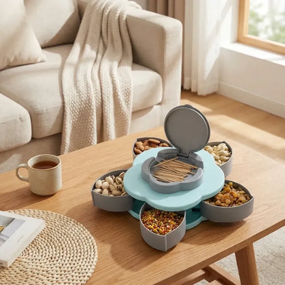 Rotating snack storage box - home & kitchen
