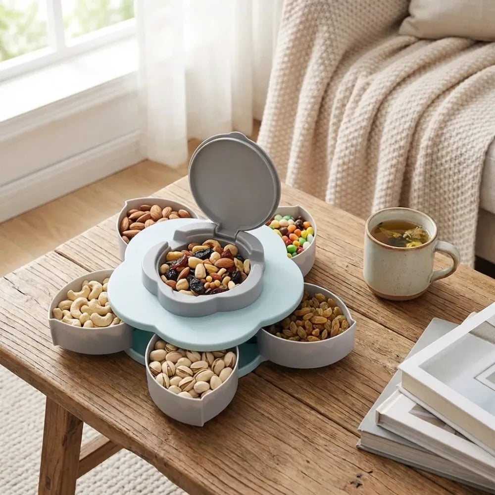 Rotating snack storage box - home & kitchen