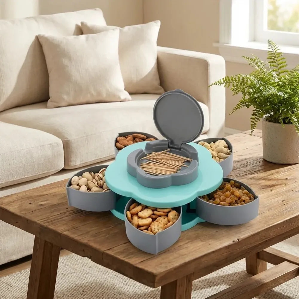 Rotating snack storage box - home & kitchen