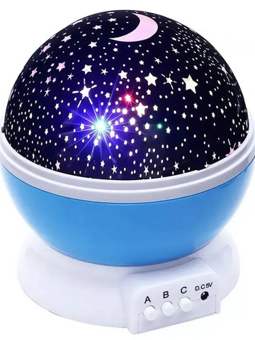 Rotating Star Projection Lamp