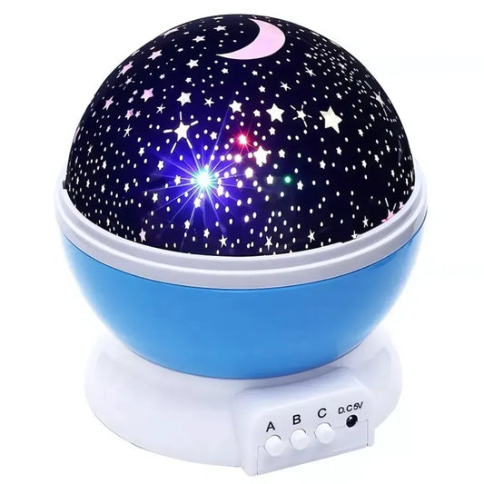 Rotating star projection lamp - home decor