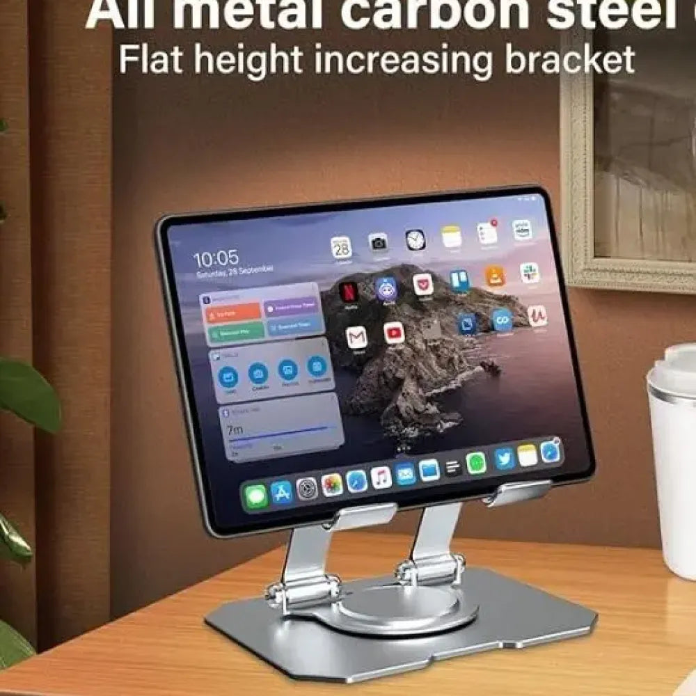 Rotating tablet stand – 360° base