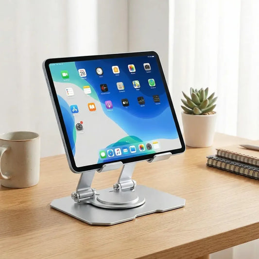 Rotating tablet stand – 360° base