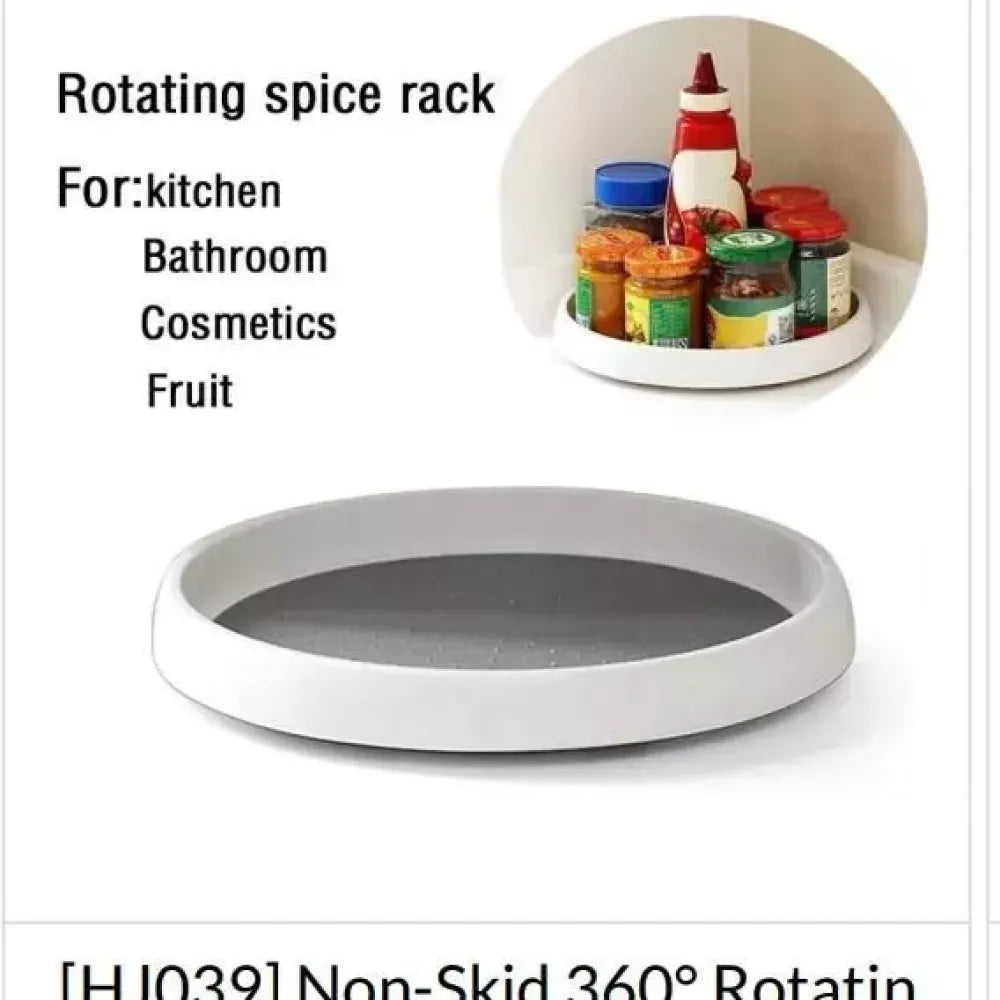 Round countertop organizer