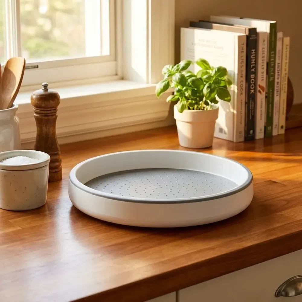 Round countertop organizer - home essentials