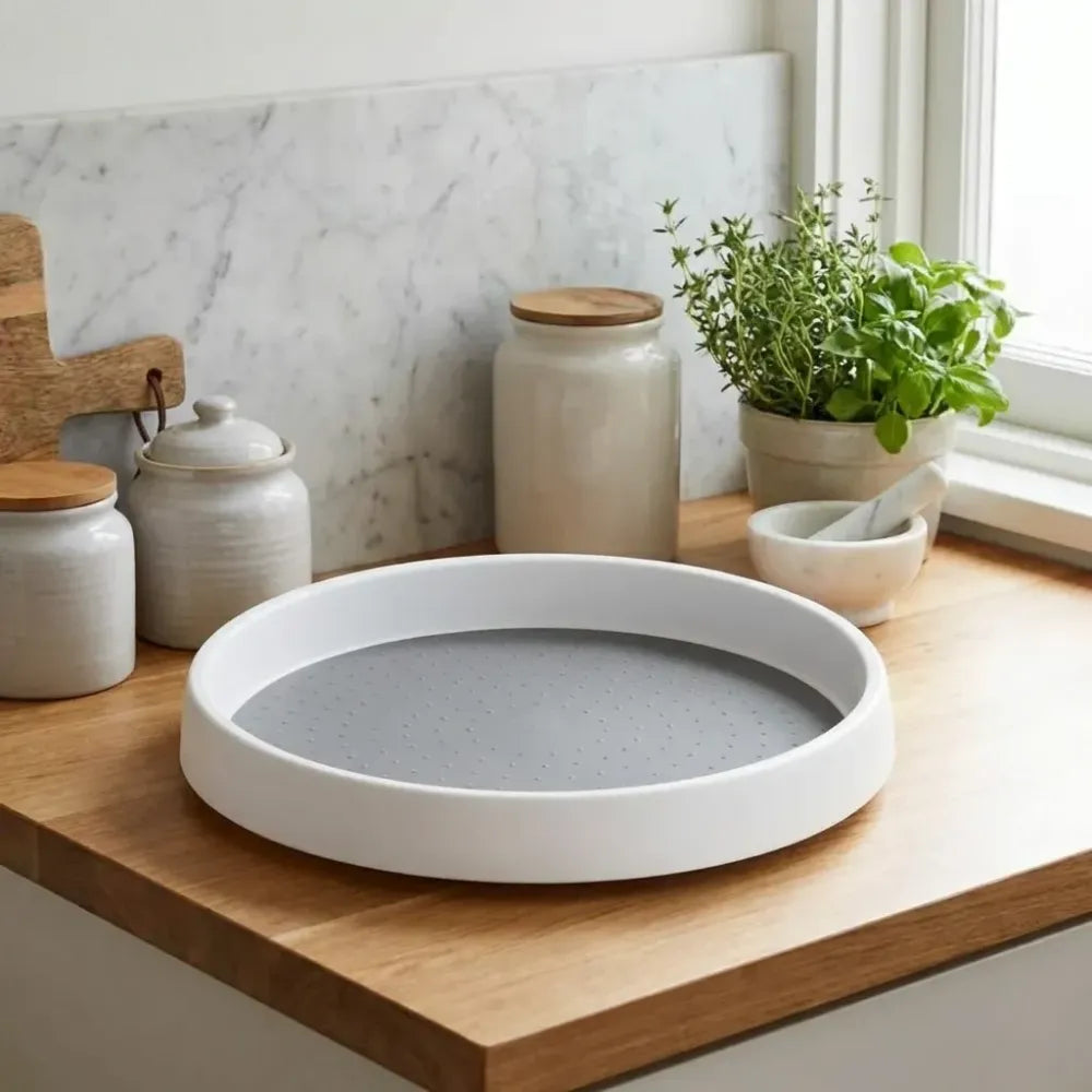 Round countertop organizer - home essentials