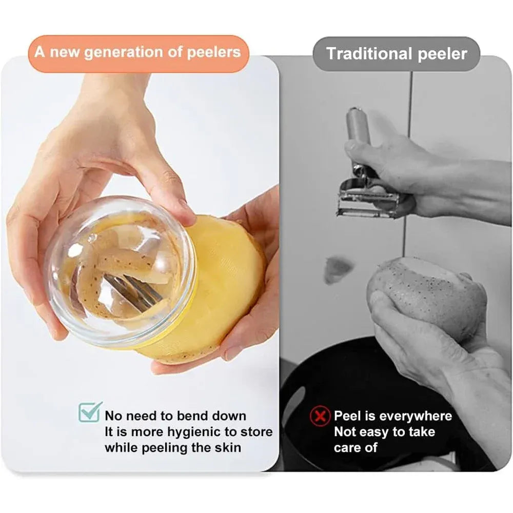 Round fruit & vegetable peeler - home kitchen