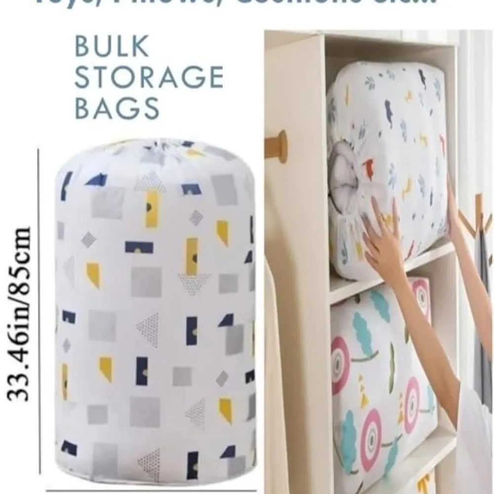 Round quilt storage bag