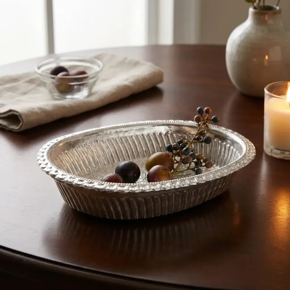 Royal silver serving tray - home & kitchen