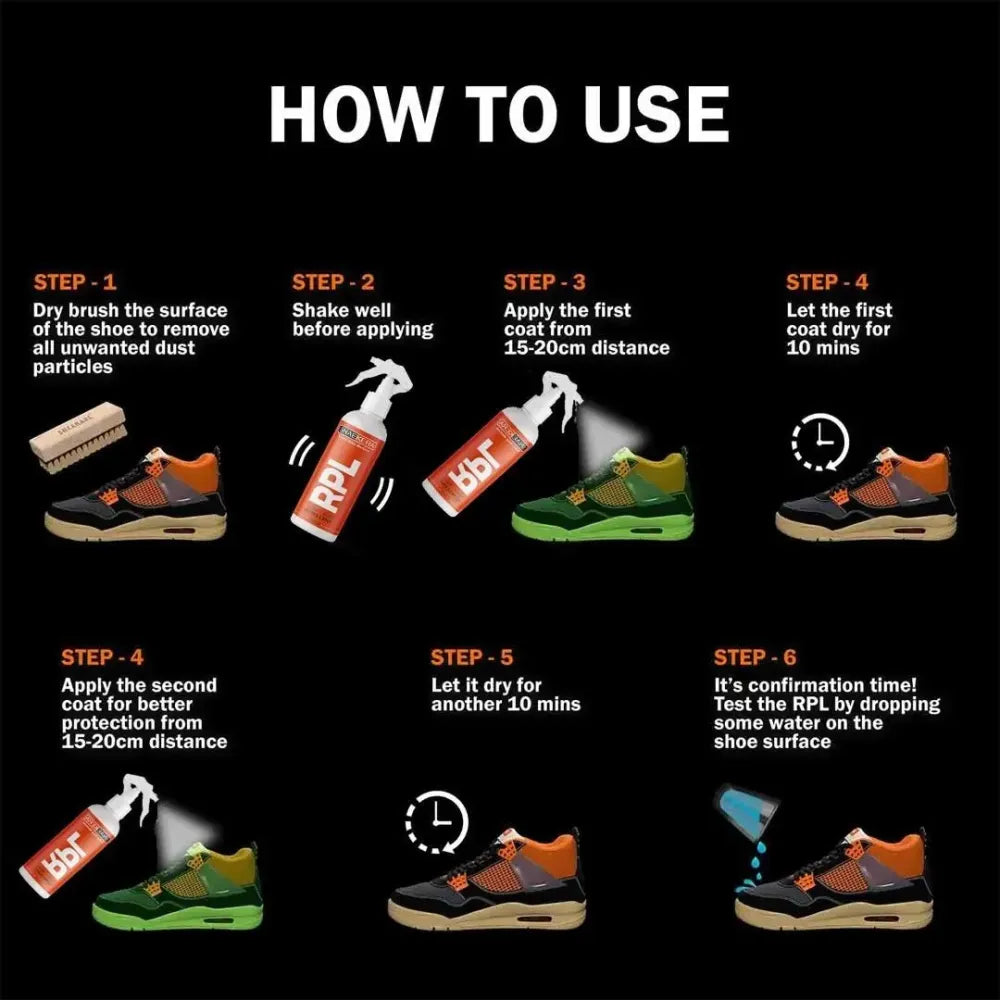 Rpl snekera shoe protector spray
