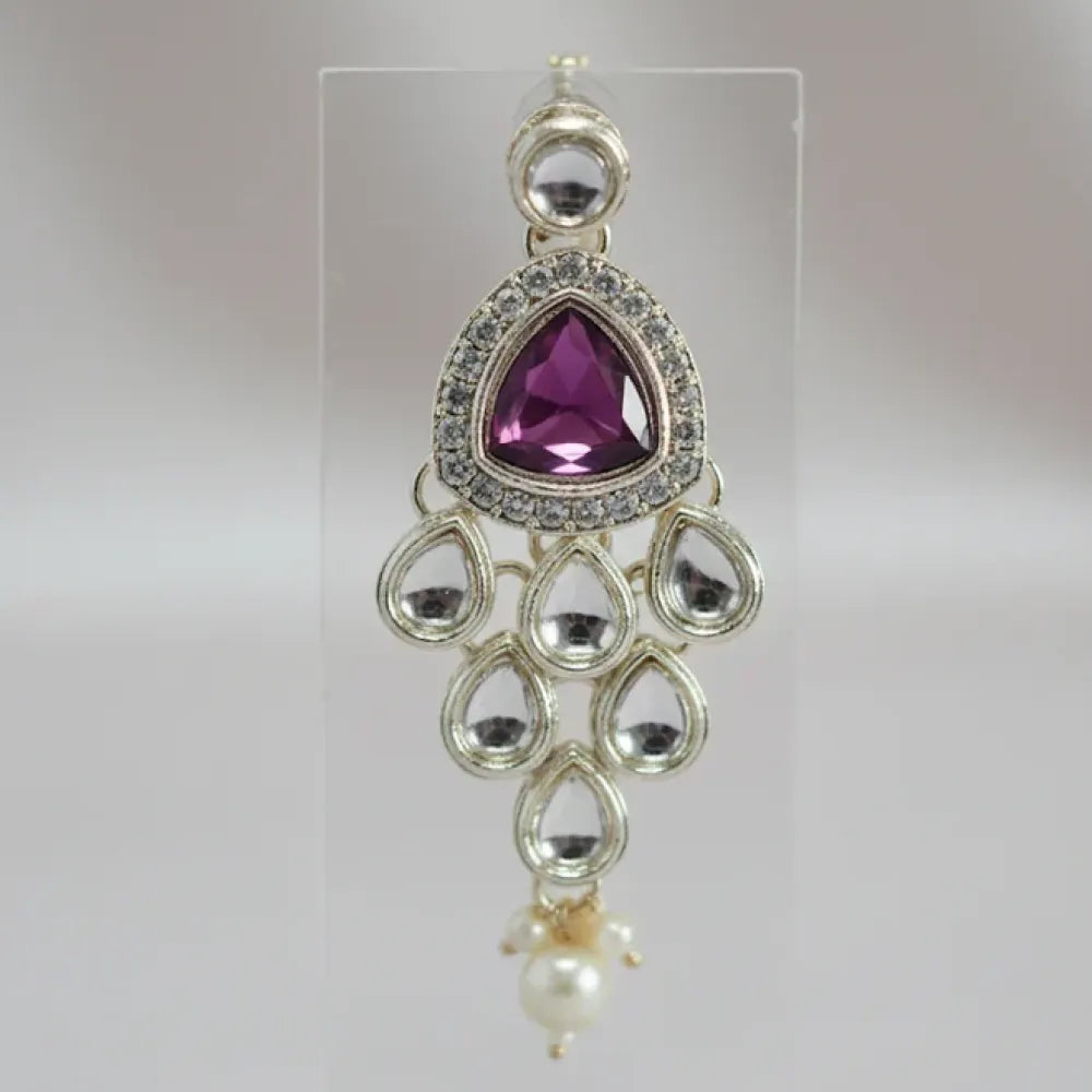 Ruby pink kundan choker set - jeweller set