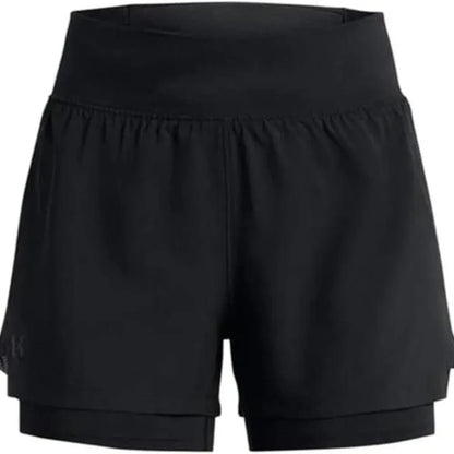 Running 2-in-1 slim fit shorts – black