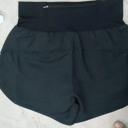 Running 2-in-1 slim fit shorts – black