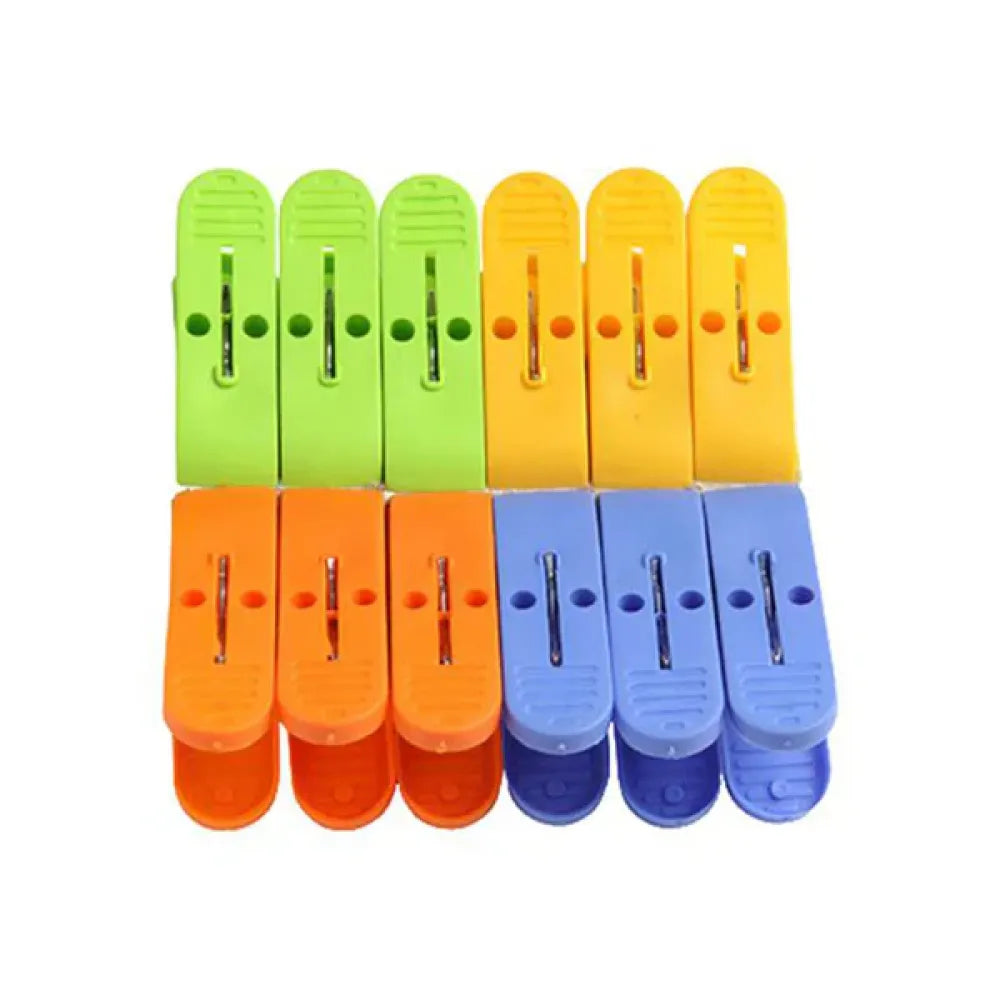Rust-free plastic cloth clips