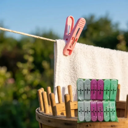 Rust-free plastic cloth clips - home improvement