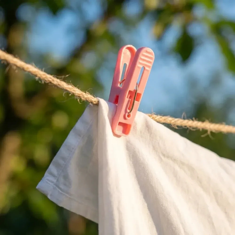 Rust-free plastic cloth clips - home improvement