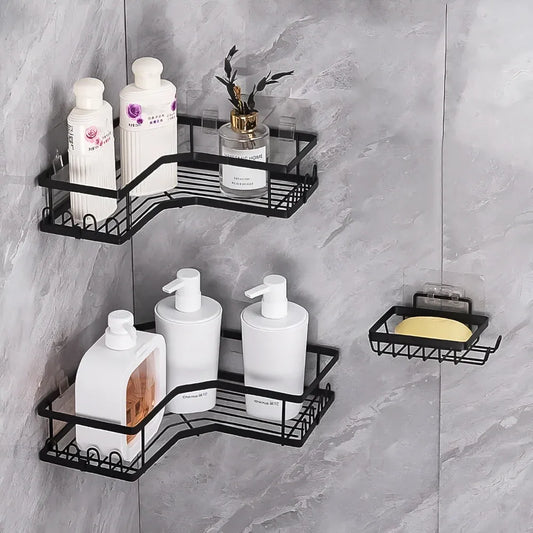 Rustproof corner shelf organizer - home improvement