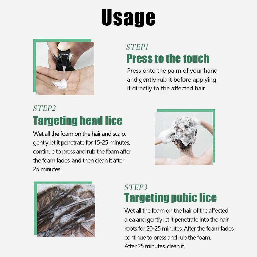 Plant anti-head lice treatment shampoo (pack of 2)