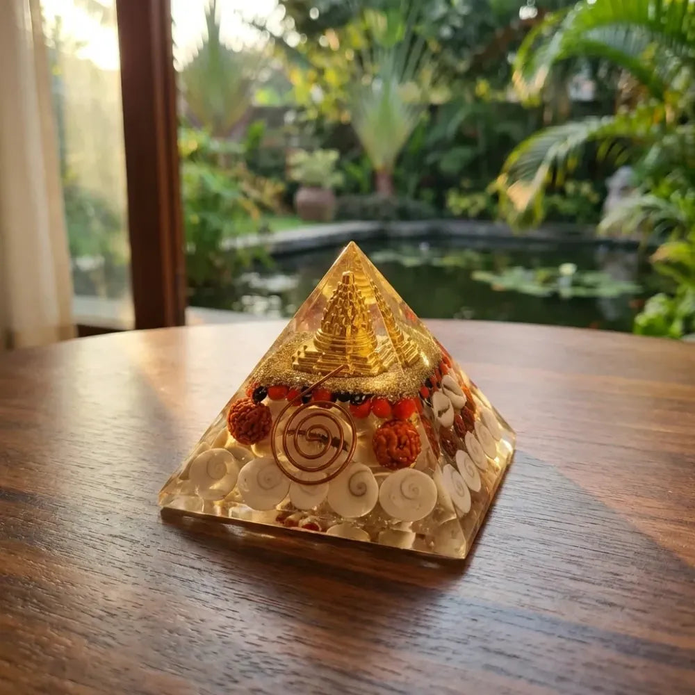 Sacred gomati chakra pyramid - home essentials