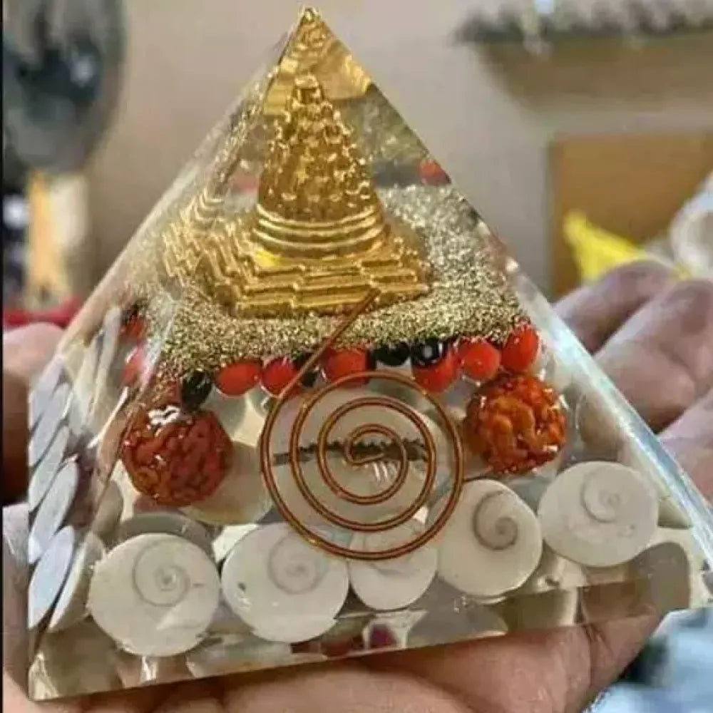 Sacred gomati chakra pyramid - home essentials