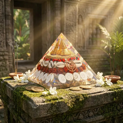 Sacred gomati chakra pyramid - home essentials