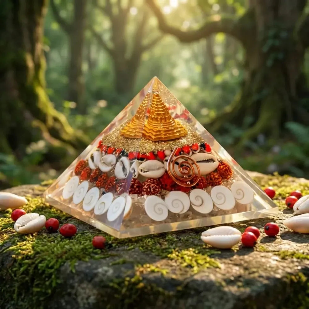 Sacred gomati chakra pyramid - home essentials
