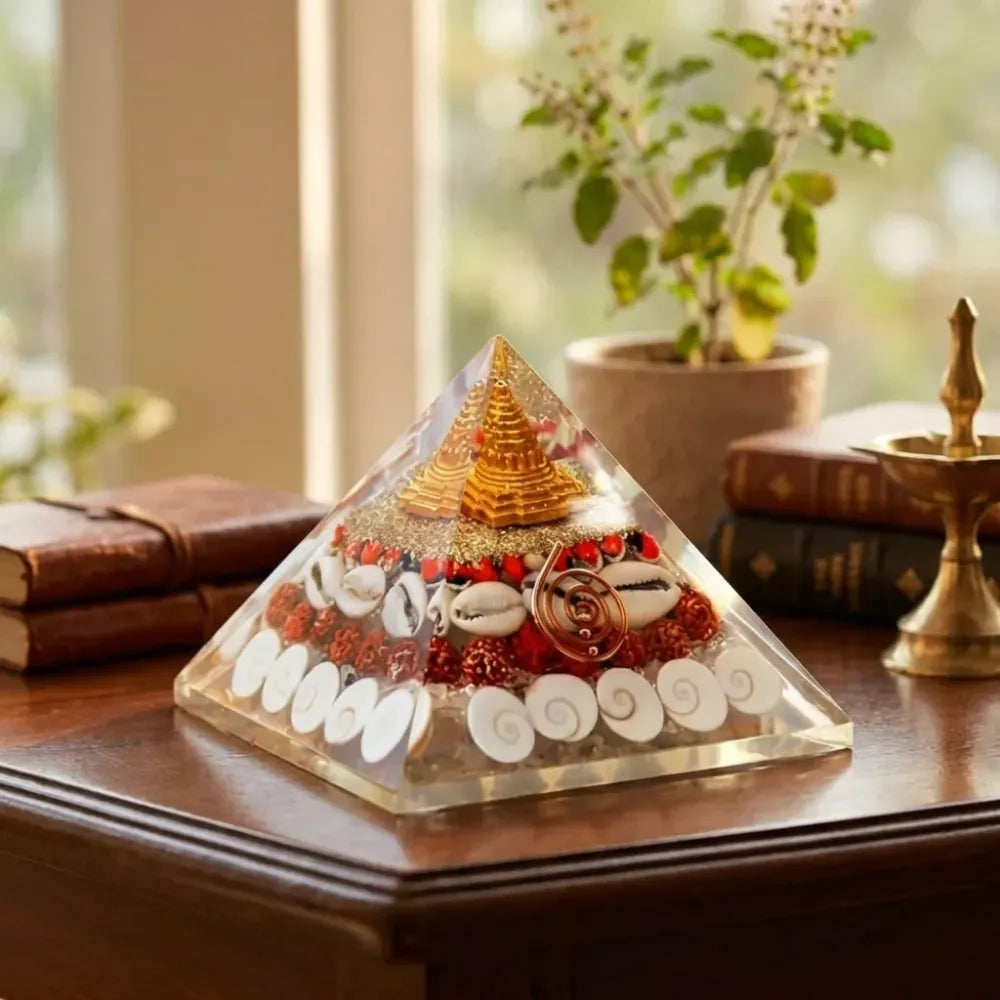 Sacred gomati chakra pyramid - home essentials