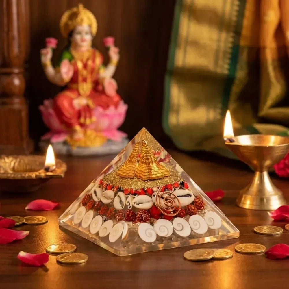 Sacred gomati chakra pyramid - home essentials