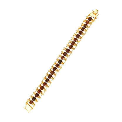 Sacred rudraksha bracelet rakhi - bracelets
