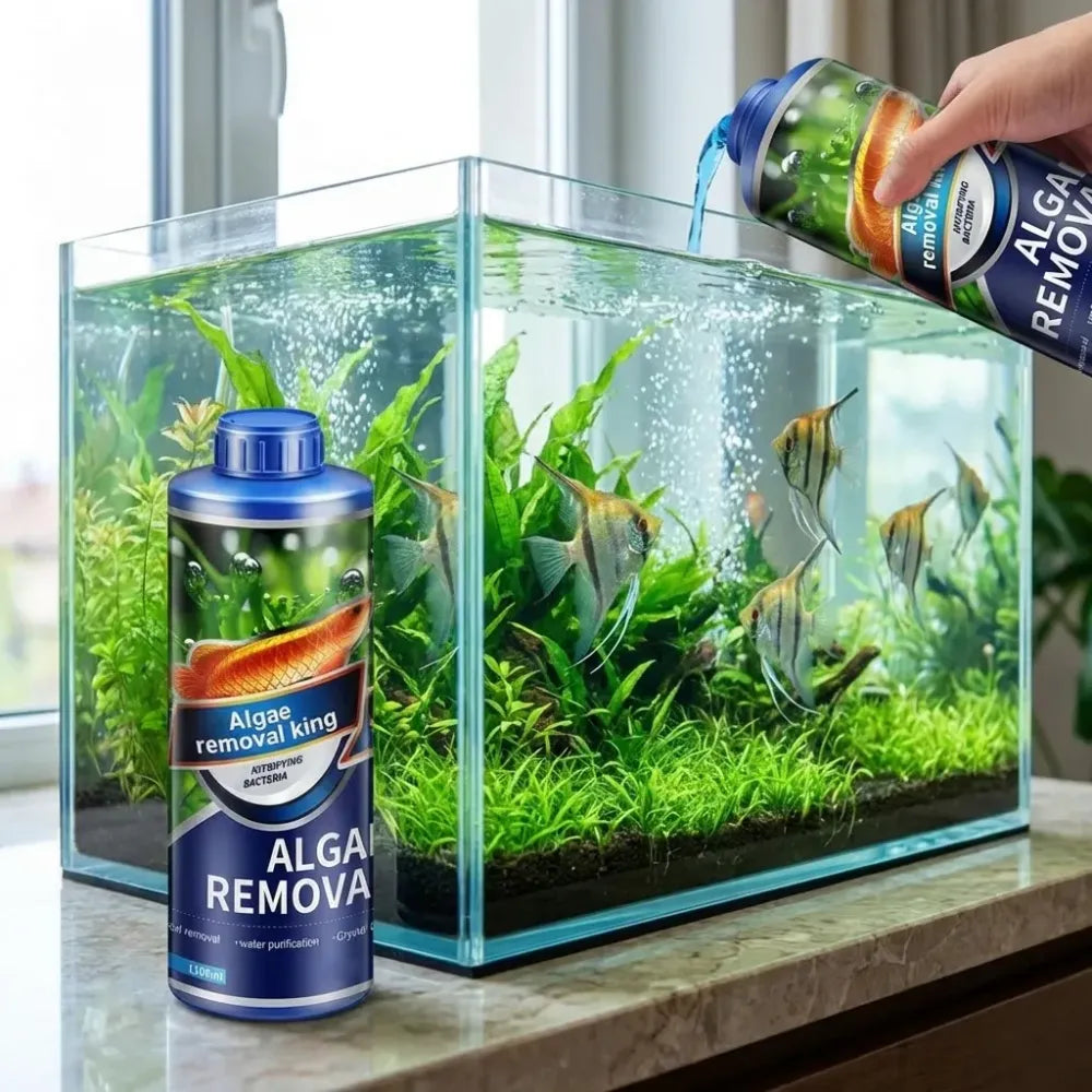 Safe algae remover liquid