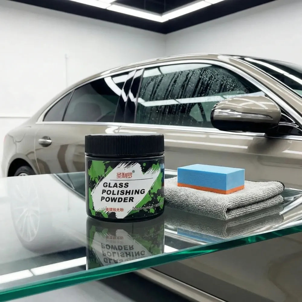 Sanliro oil film removing glass cleaning powder 200 gm