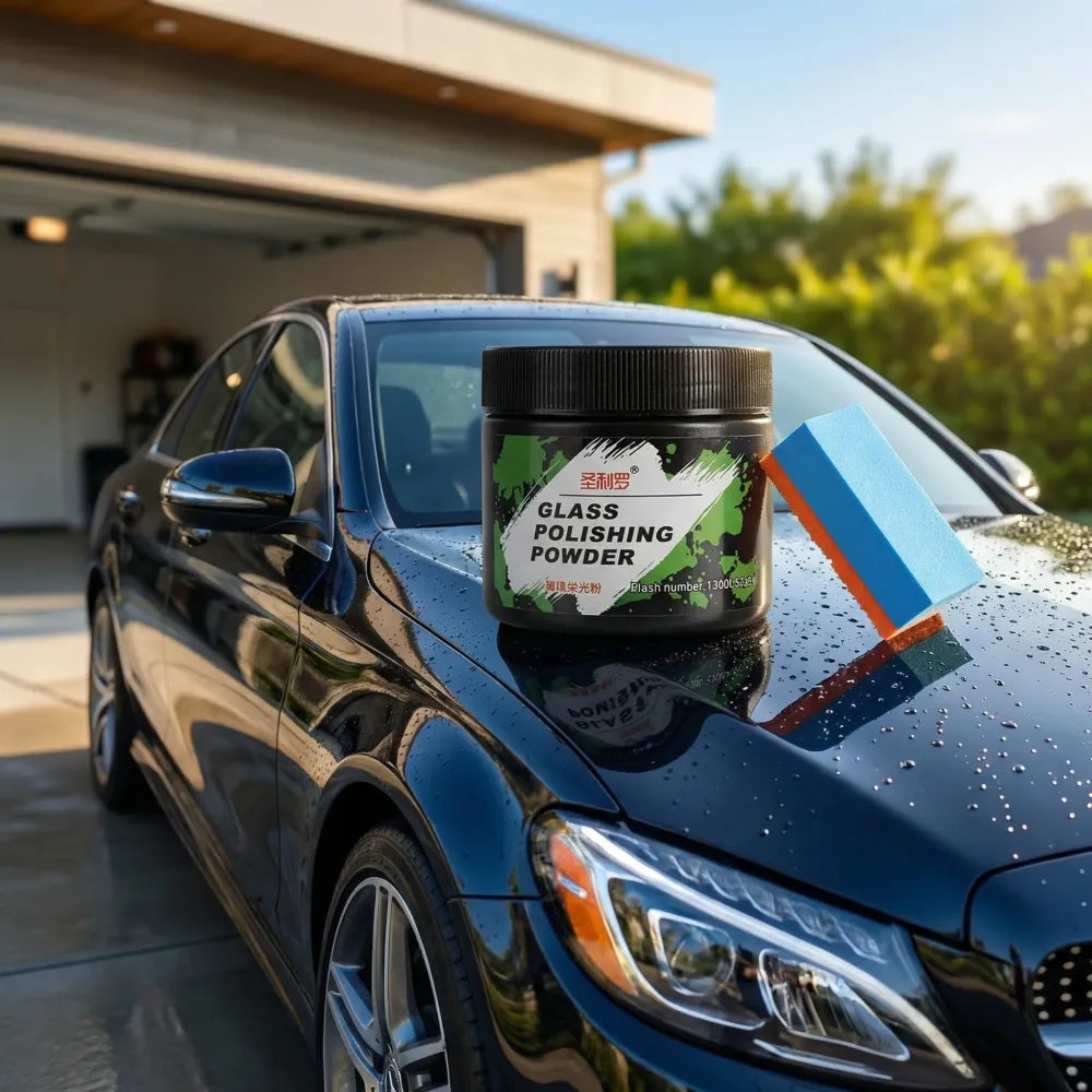 Sanliro oil film removing glass cleaning powder 200 gm