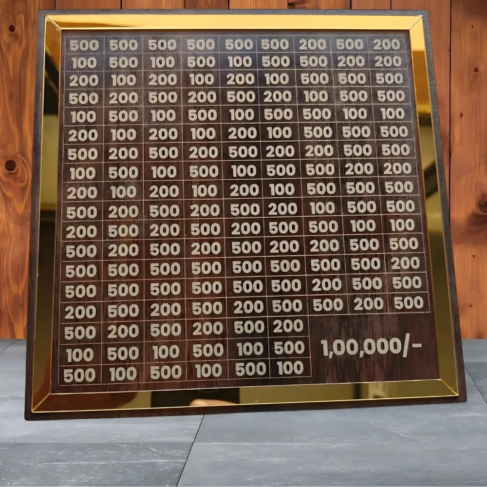 Savings challenge piggy bank