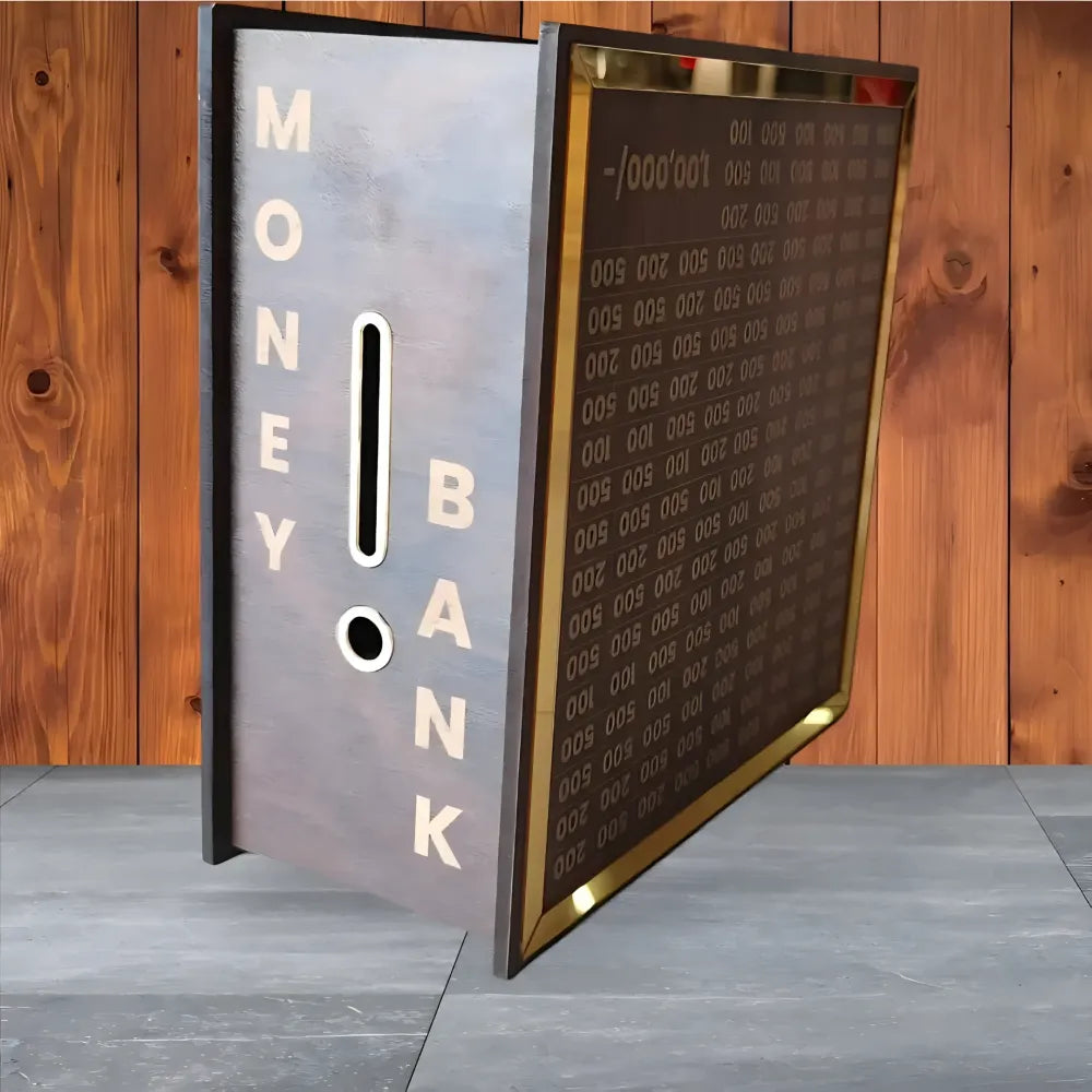Savings challenge piggy bank