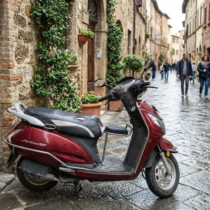 Scooter baby safety seat
